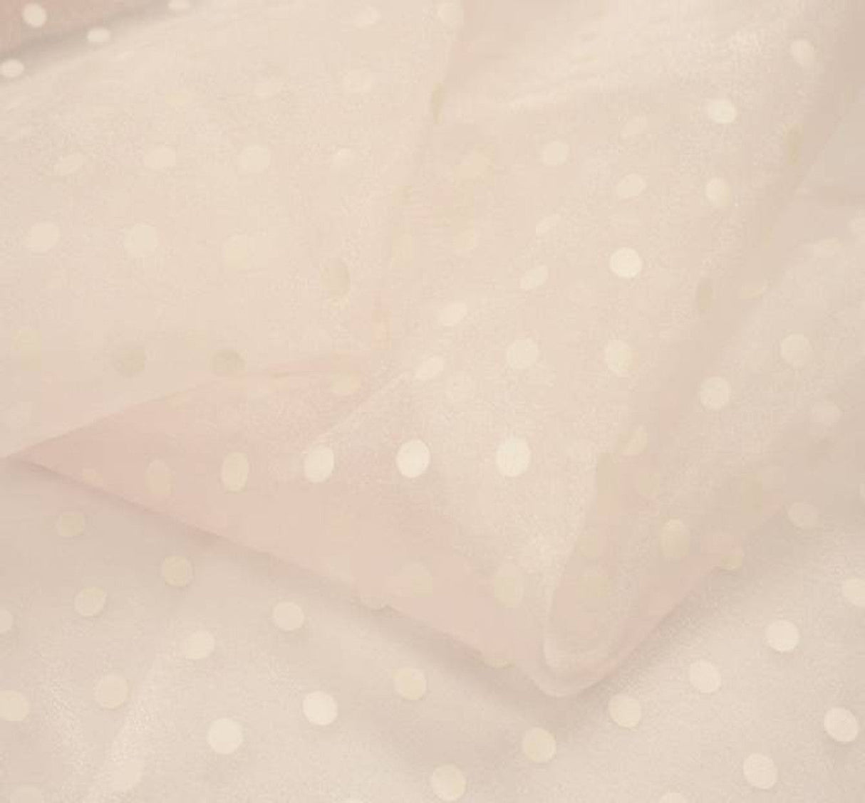 1 Yard Dotted Pink Crystal Organza Apparel Fabric for Elegant Creations 58/59" Width