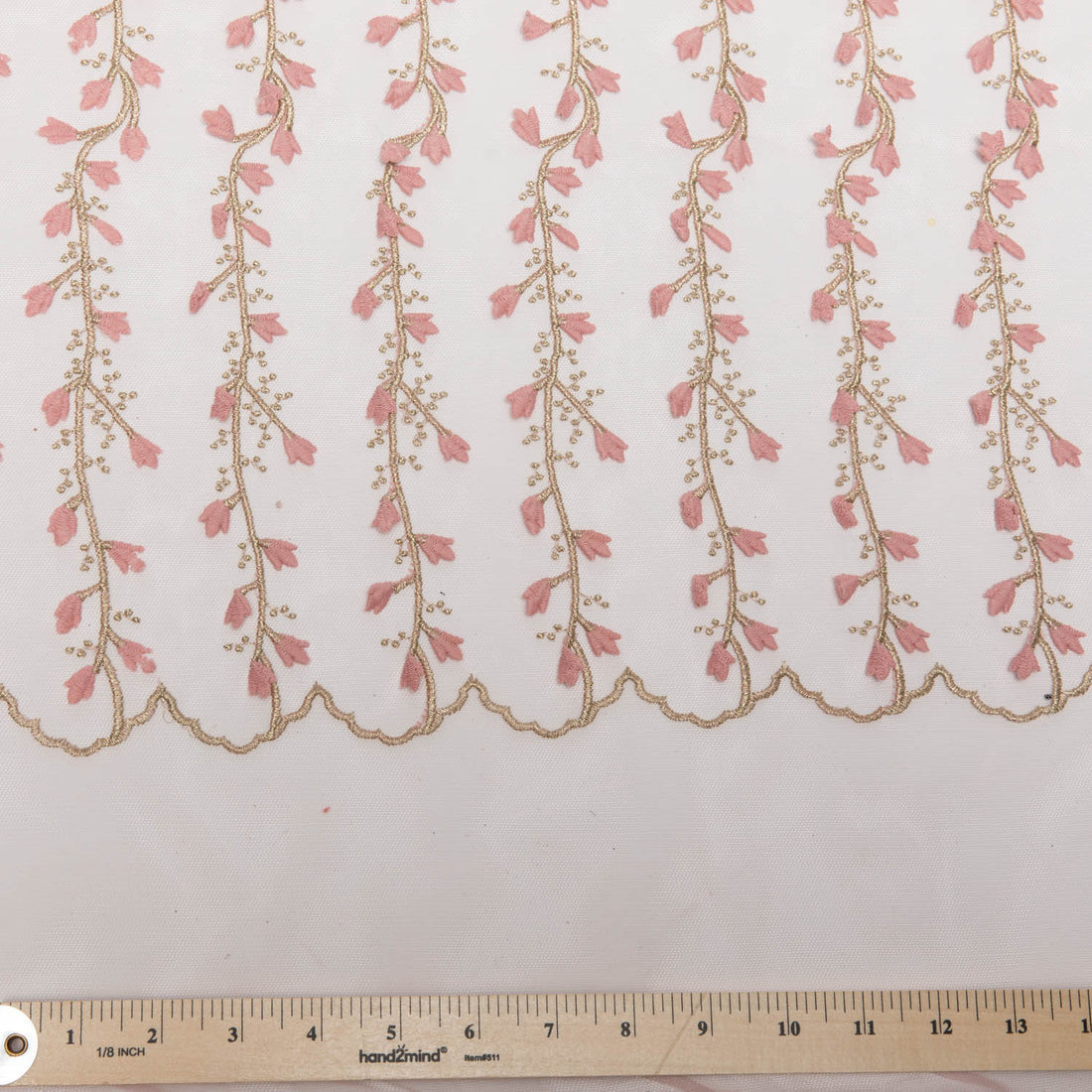 1 Yard Embroidery 3D Tulle Lace Fabric Wide 52/54? Embroidered Appliqué