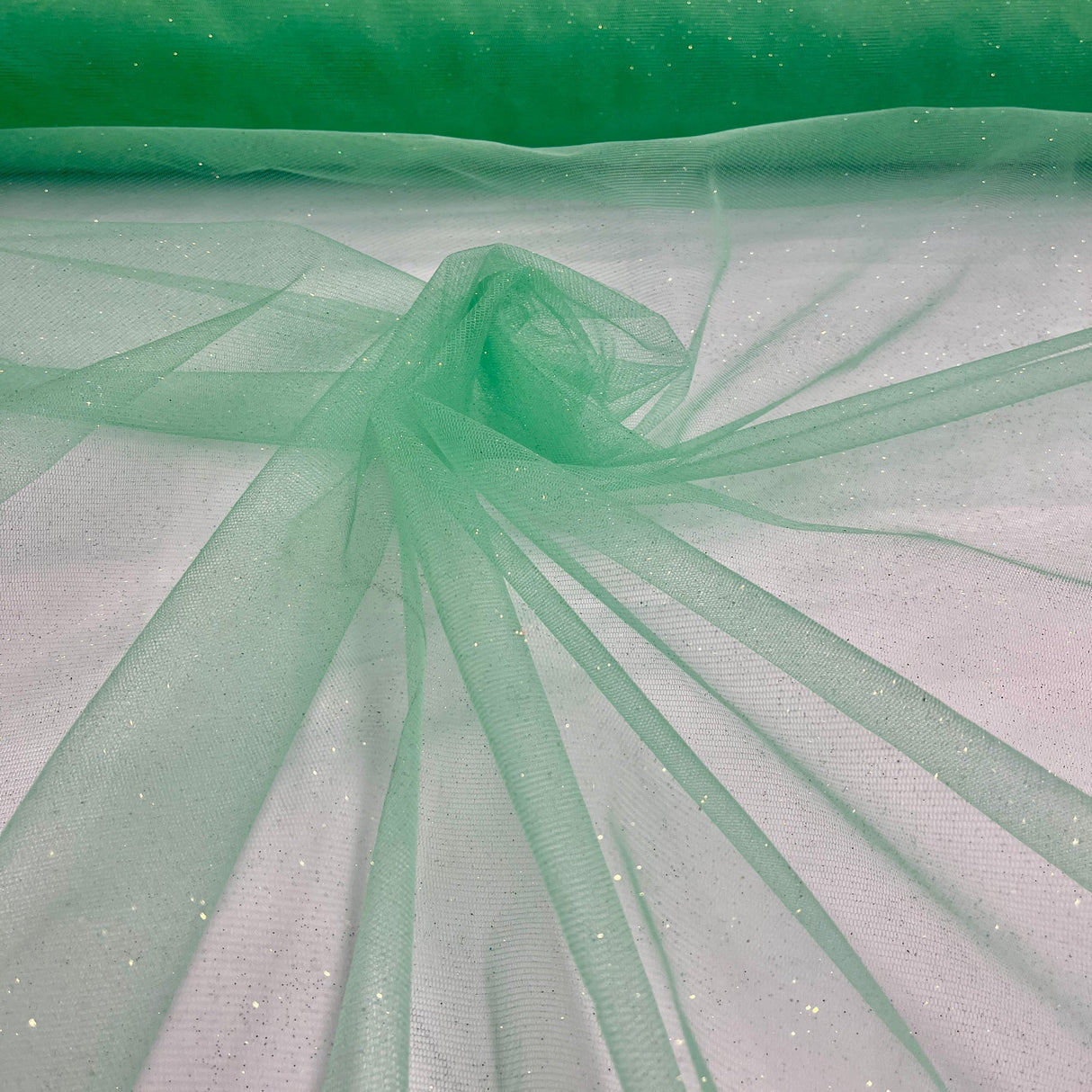 1 Yard Glitter Mesh Fabric | 60" Width | 100% Polyester | Sheer Sparkle for Dresses & Décor