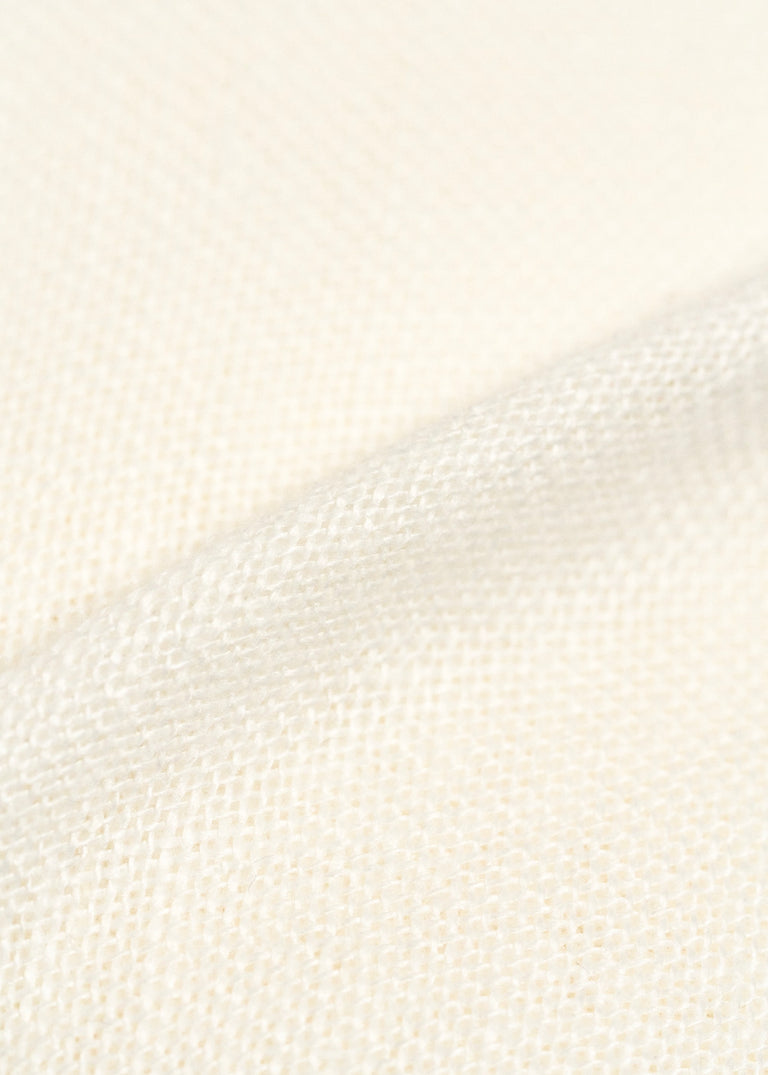 1 Yard Solid Off White Pure Linen Gauze Fabric 5 oz Flat Washed 57 Inches Wide