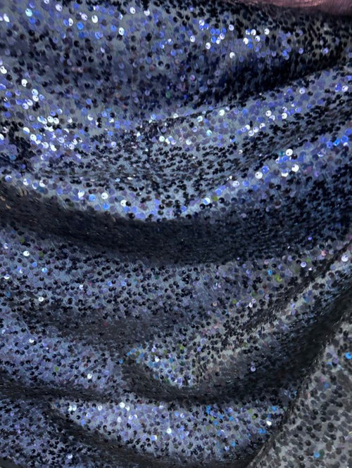 1 Yard Sequin Taffeta Fabric Sparkly Costume & Event Material 54 Inches Wide