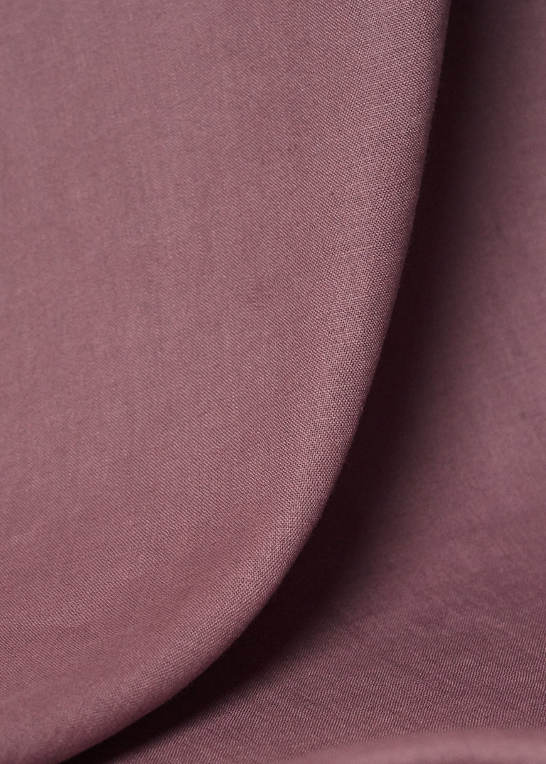 1 Yard Stone Washed Dusty Violet Pure Linen Fabric Midweight 5.5 oz 54 Inches