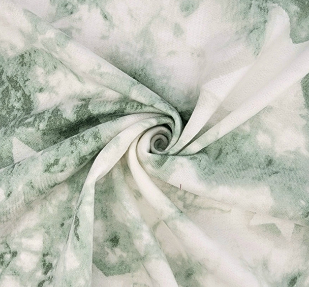 1 Yard Pastel Green French Terry Knit Fabric Soft Stretch Casual Apparel 58/60 Inches Wide