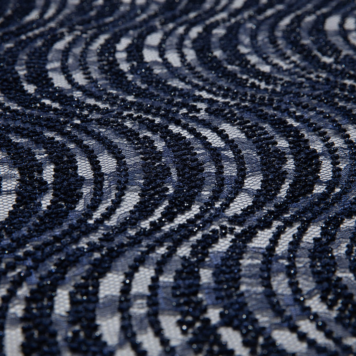 1 Yard Seagull Tulle Lace Fabric MP/P Dalang Embroidered Exquisite Design 50/52" Wide