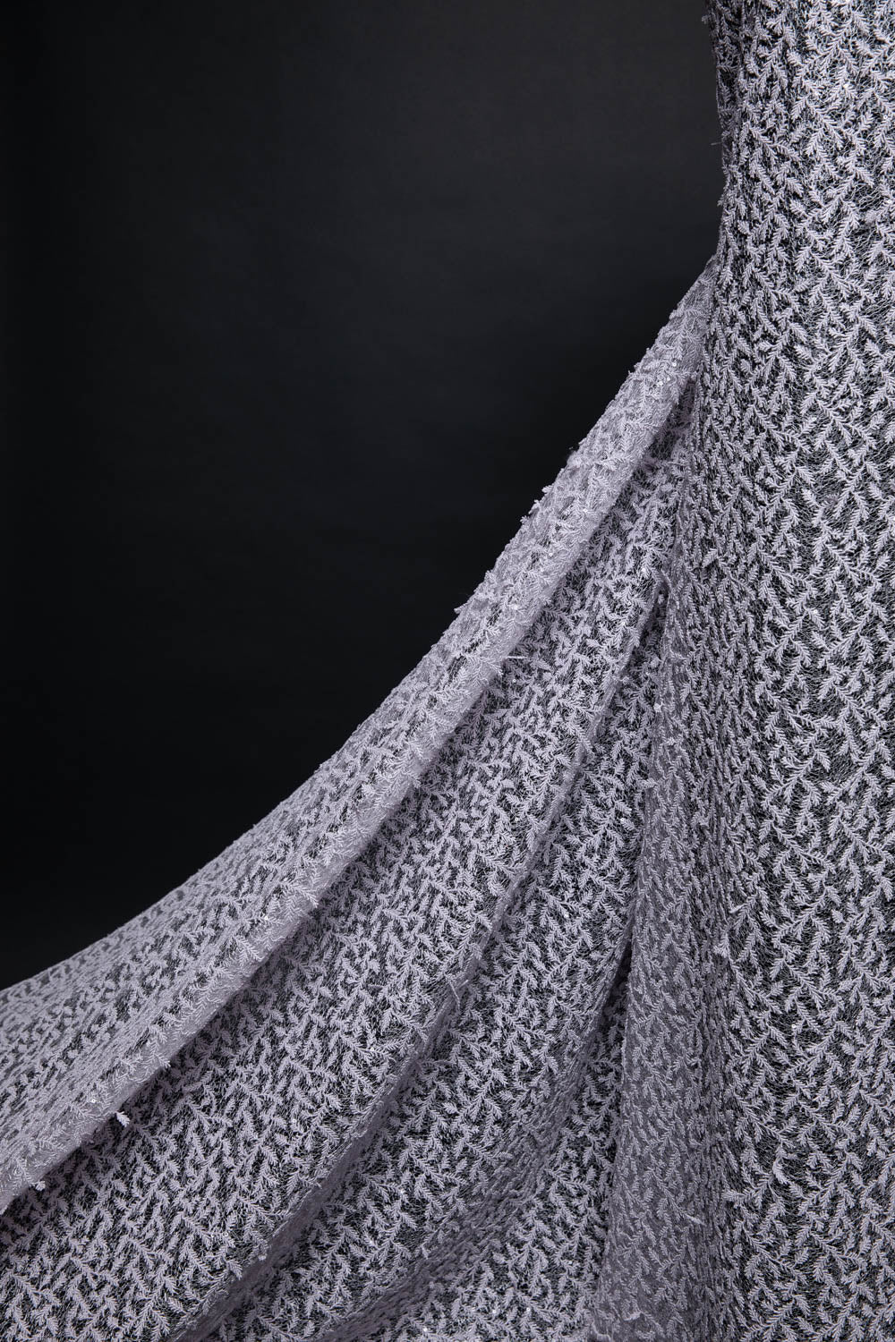 1 Yard Delicate Embroidered Tulle Lace Fabric with Intricate Design 50/52" Wide