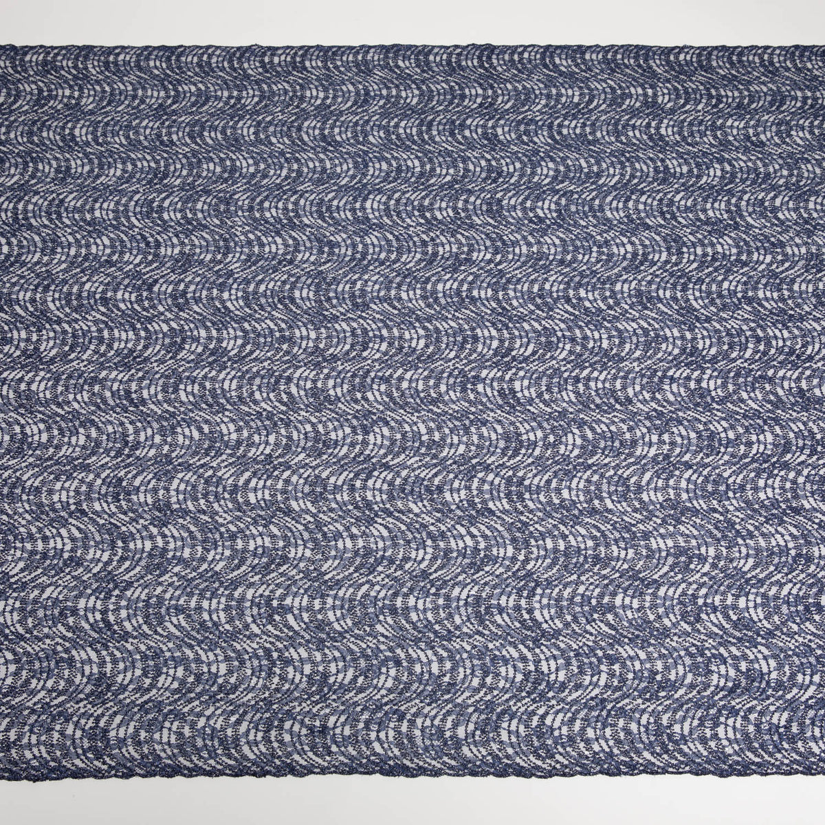 1 Yard Elegant Seagull Tulle Lace Fabric, 50/52" Wide Embroidered Mesh with Exquisite Detailing