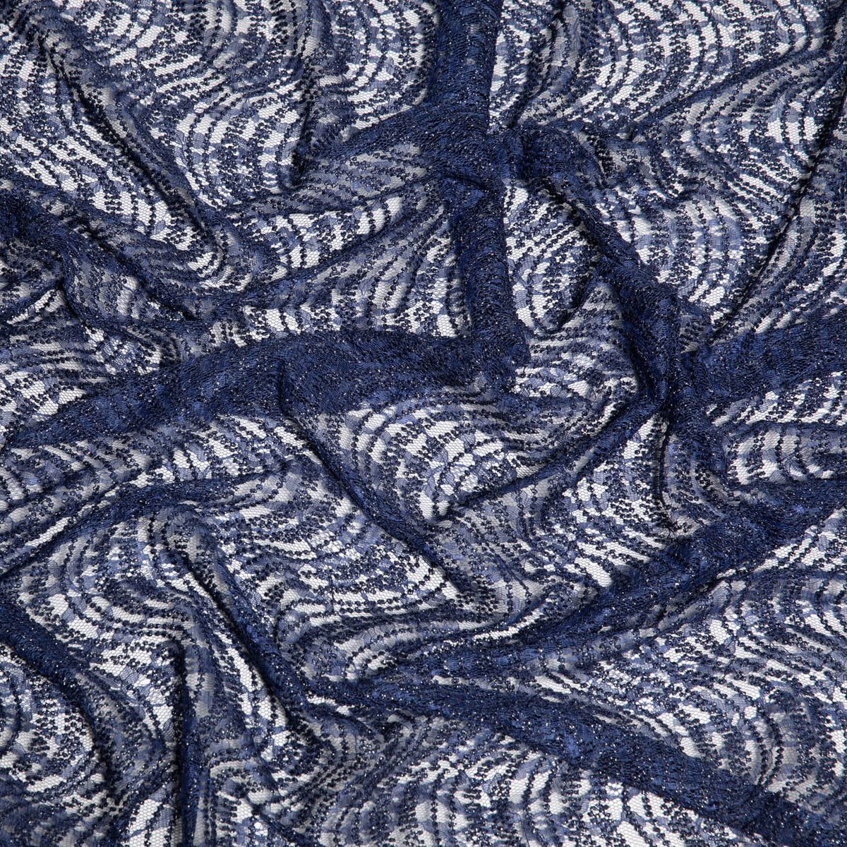 1 Yard Seagull Tulle Lace Fabric MP/P Dalang Embroidered Exquisite Design 50/52" Wide