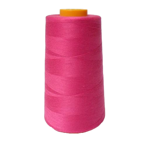 1 Pack of 6000 Yard Fuchisa Spools Sewing Thread All Purpose 100% Spun Polyester Overlock Cone