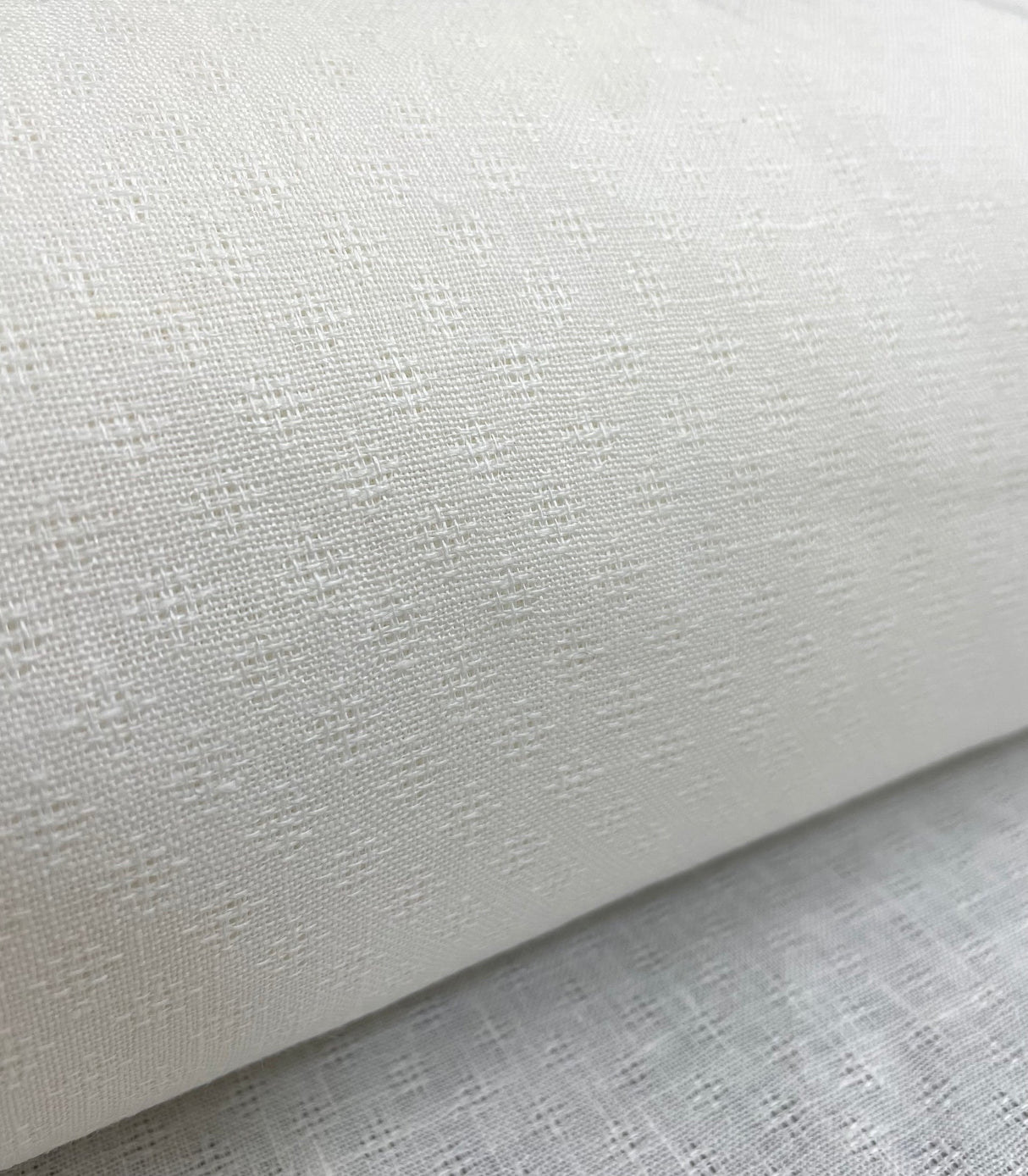 1 Yard Ivory Diamond Jacquard Linen Natural Craft Fabric 60" Width