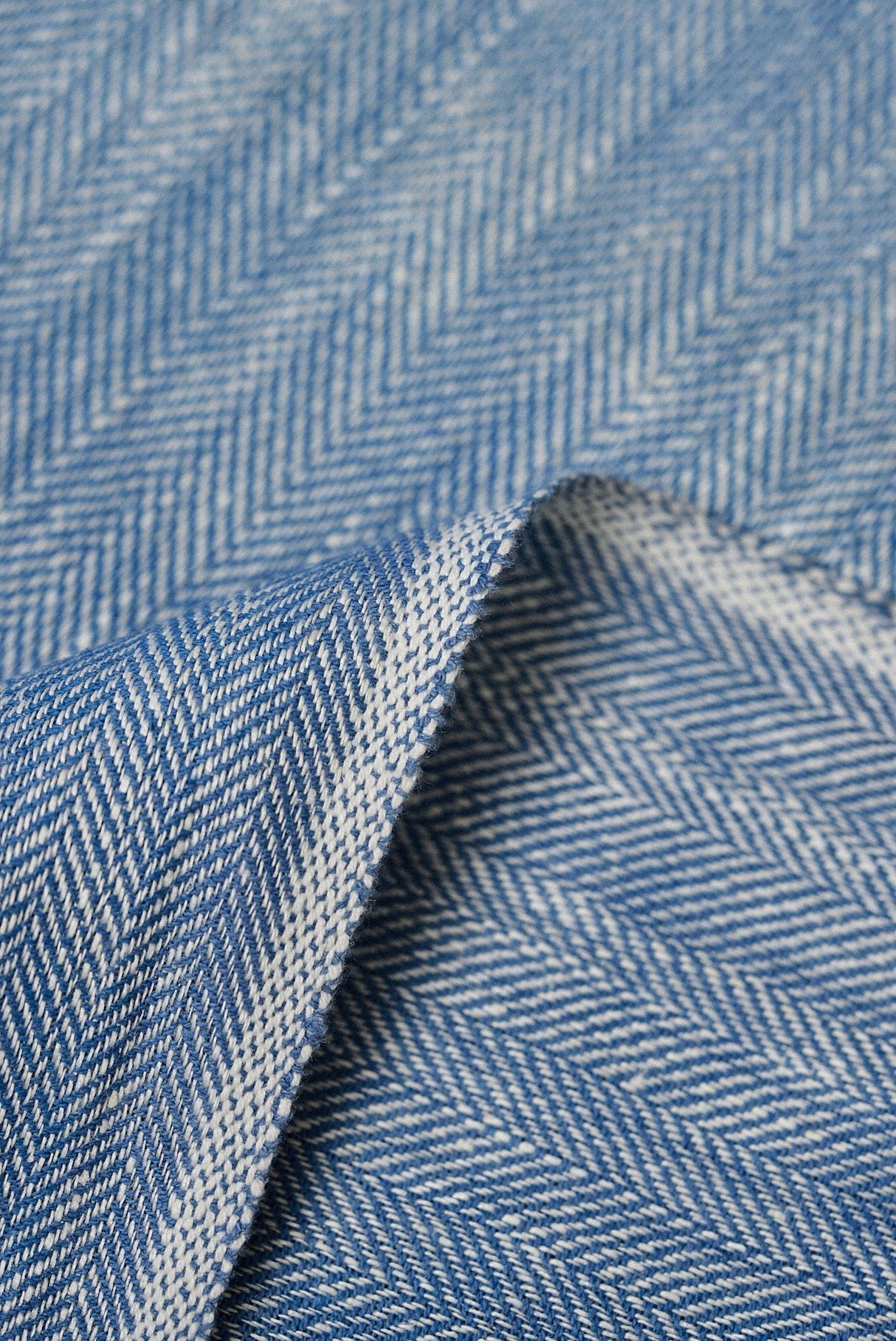 1 Yard Linen Novelty Herringbone Yarn Dyed Fabric Colonial Color 54" Width