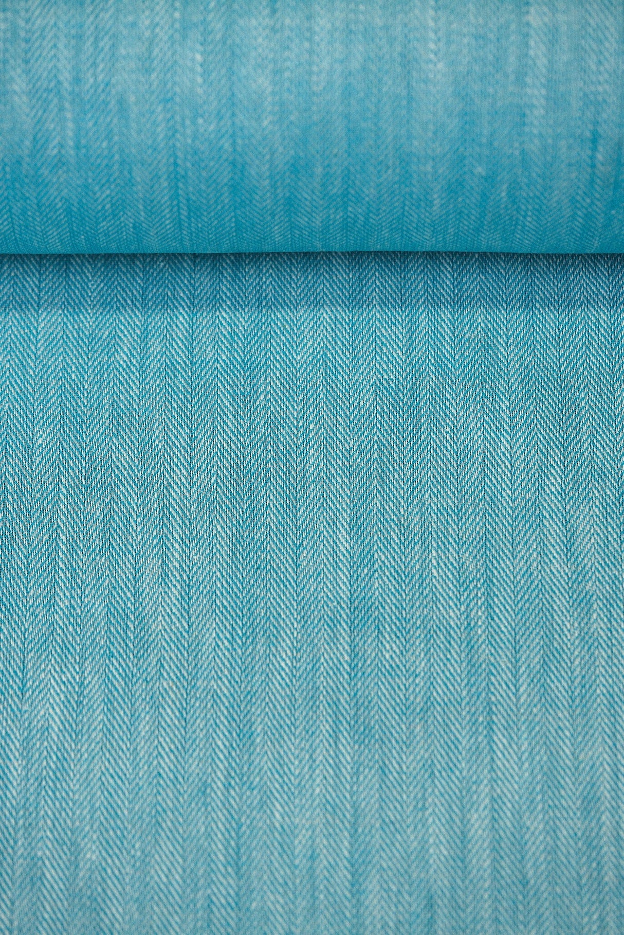 1 Yard Linen Novelty Herringbone Yarn Dyed Fabric Spa Color 54" Width