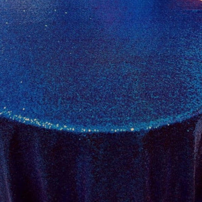 1 Yard Glitz Sequin Round Tablecloth 90 Inches Sparkle Polyester Cover for Party and Wedding Decor