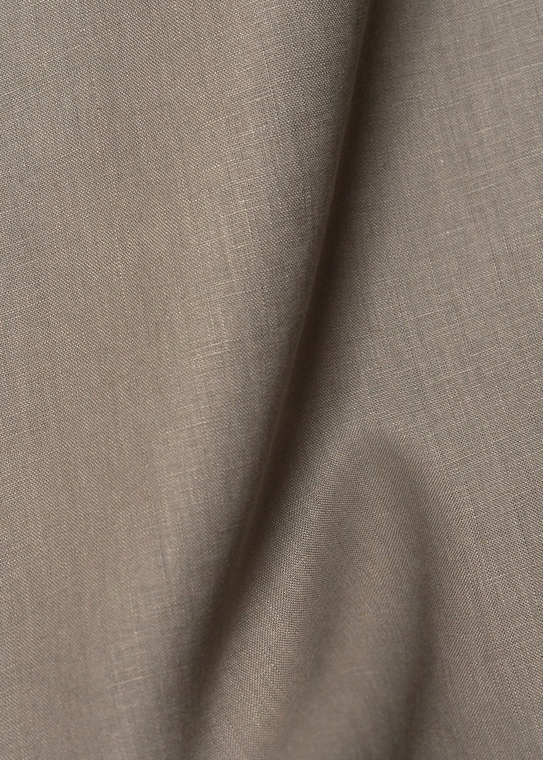 1 Yard Softened Fossil Pure Linen Fabric Midweight 5.5 oz 54 Inches Wide