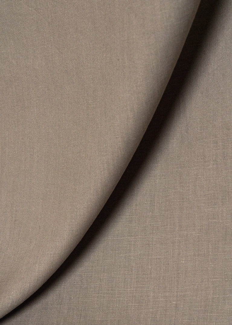 1 Yard Softened Fossil Pure Linen Fabric Midweight 5.5 oz 54 Inches Wide