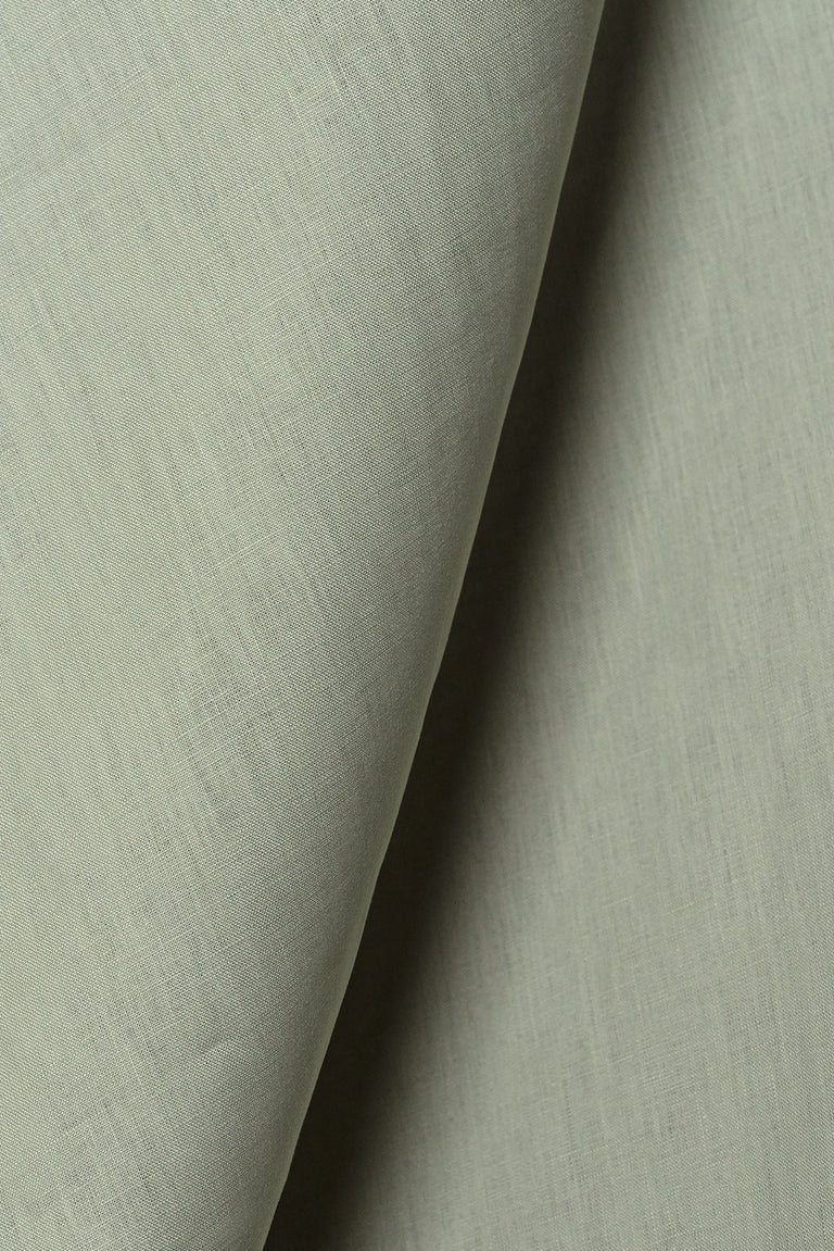 1 Yard Flat Greystone Pure Linen Fabric Midweight 5.5 oz 54 Inches Wide