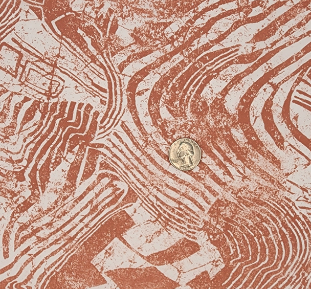 1 Yard Blush Hi Multi Chiffon Sheer Lightweight Polyester Fabric with Soft Drape 58/60" Wide