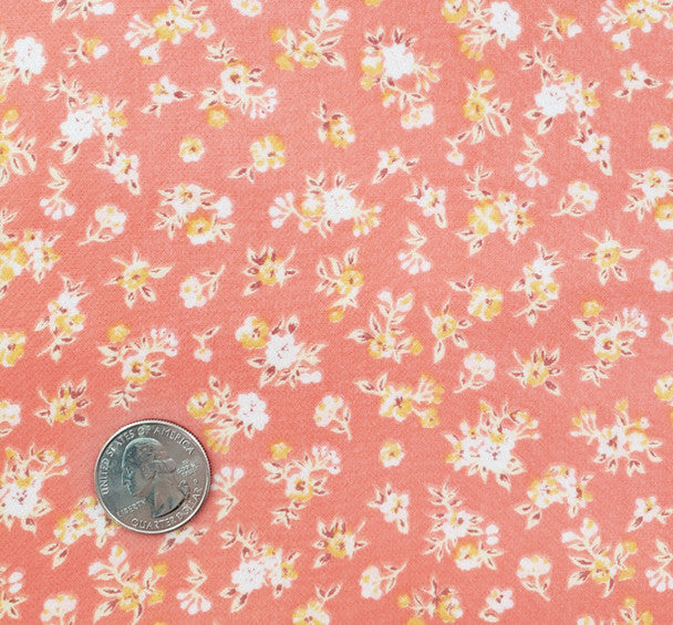 1 Yard Blush Hi Multi Chiffon Fabric Lightweight Sheer Polyester for Apparel & Crafts, 58/60" Wide