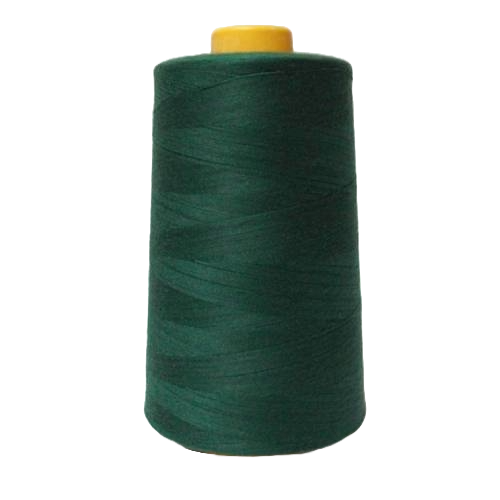 1 Pack of 6000 Yard Hunter green Spools Sewing Thread All Purpose 100% Spun Polyester Overlock Cone