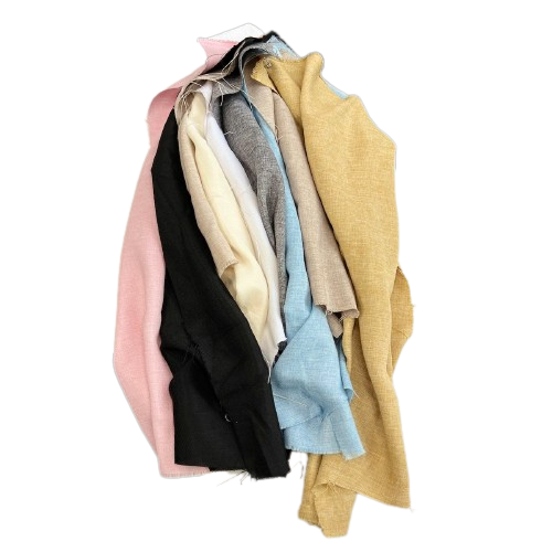 1 Yard Vintage Linen Faux Burlap Fabric 100% Polyester