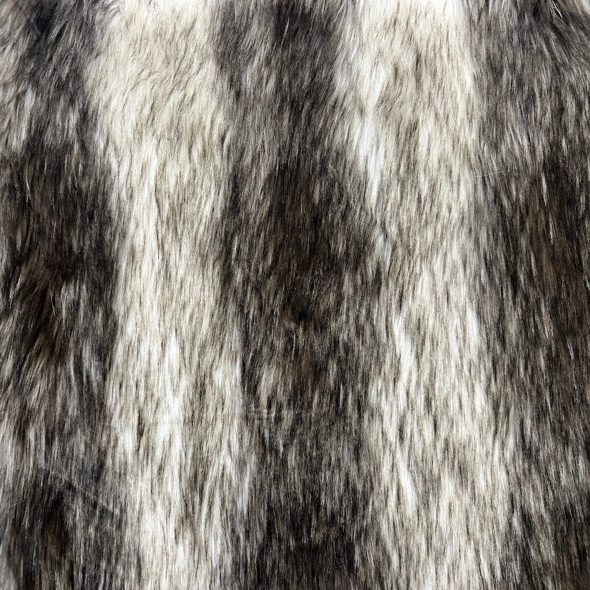 1 Yard Striking Striped Long Pile Faux Fur Fabric 58"/60" Width