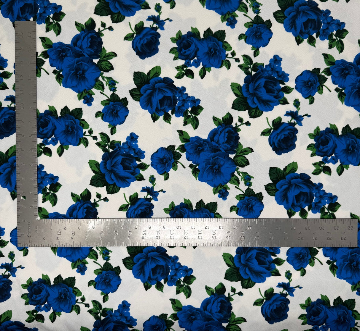 1 yard Liverpool knit floral print fabric with stretch for dresses skirts tops and blouses 60 inches