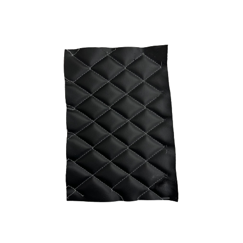 Diamond Quilted Vinyl Fabric Faux Leather with Foam Backing, 54" Wide, Ideal for Upholstery & Crafts