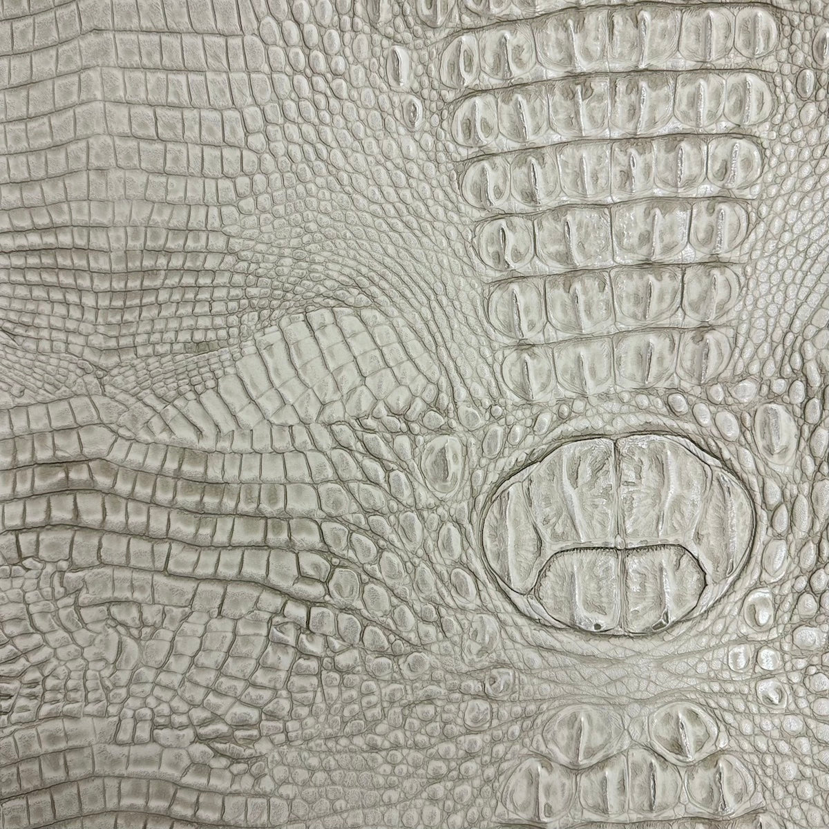 1 Yard Mugger Two Tone Gator Faux Leather Vinyl Fabric