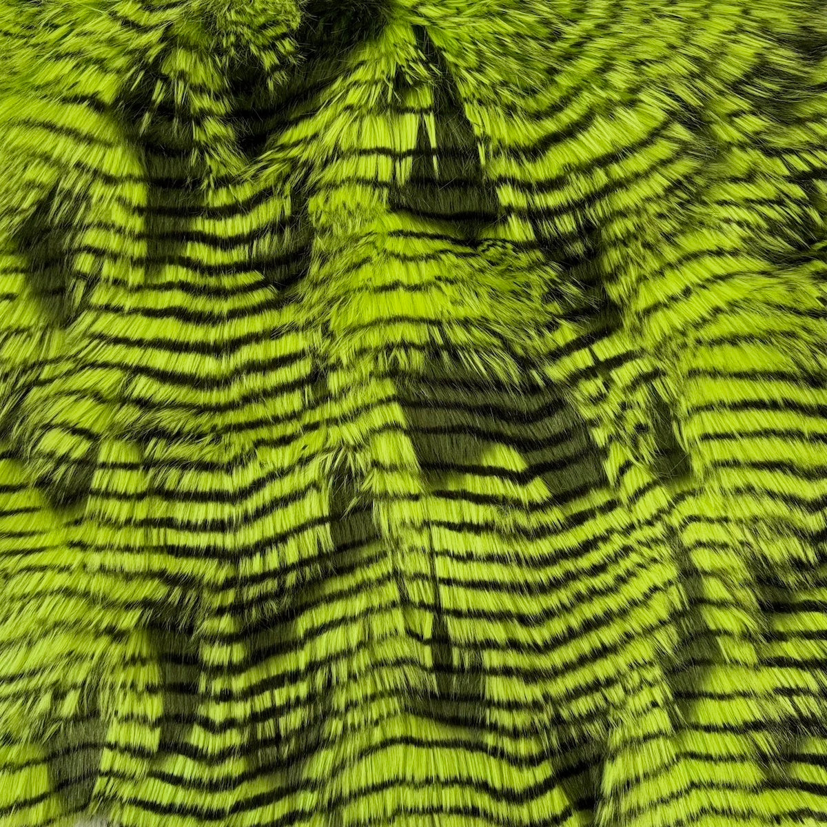 1 Yard Porcupine Feather Faux Fur Fabric 50% Acrylic / 50% Polyester