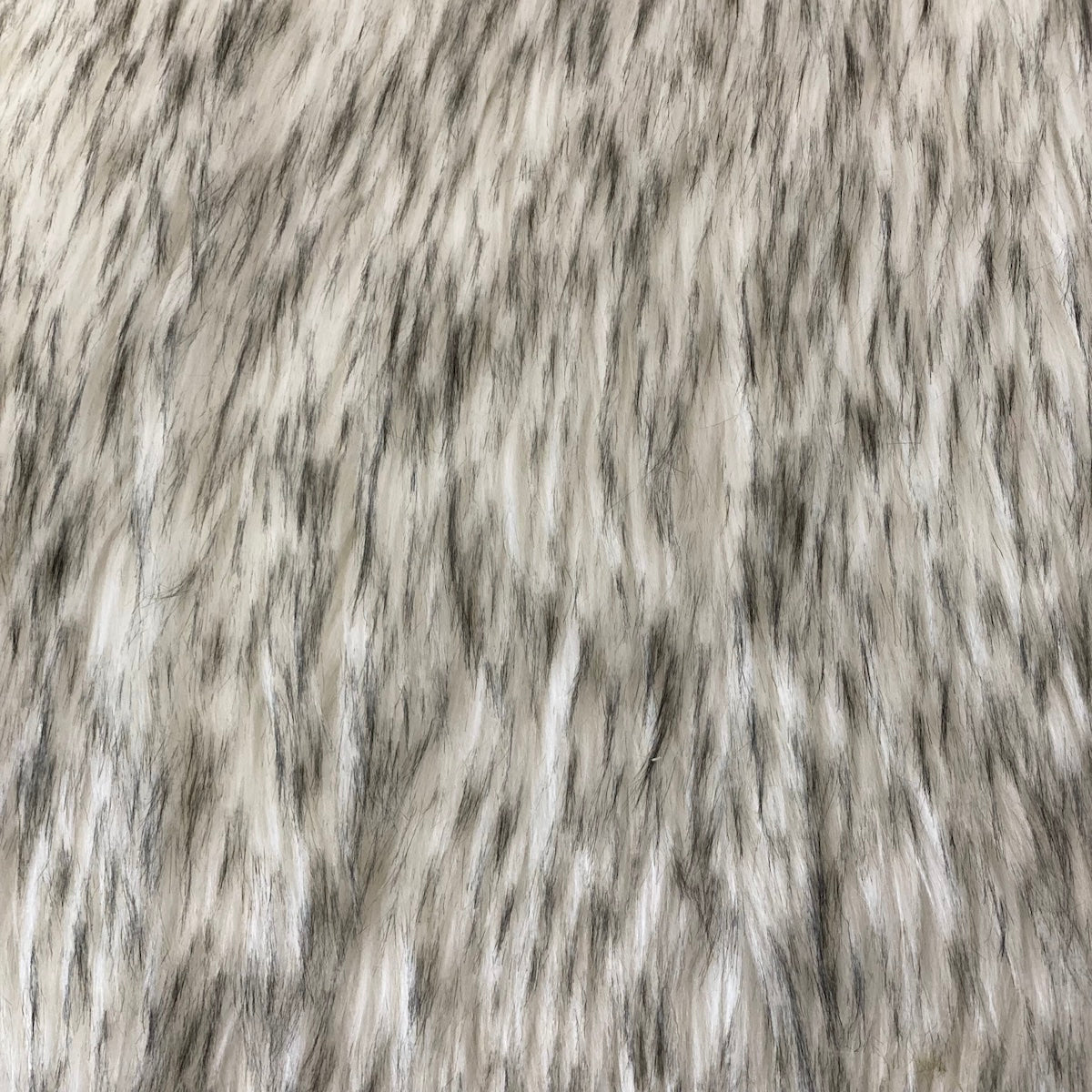 1 Yard Frost Tipped Husky Faux Fur Fabric  50% Acrylic, 50% Polyester