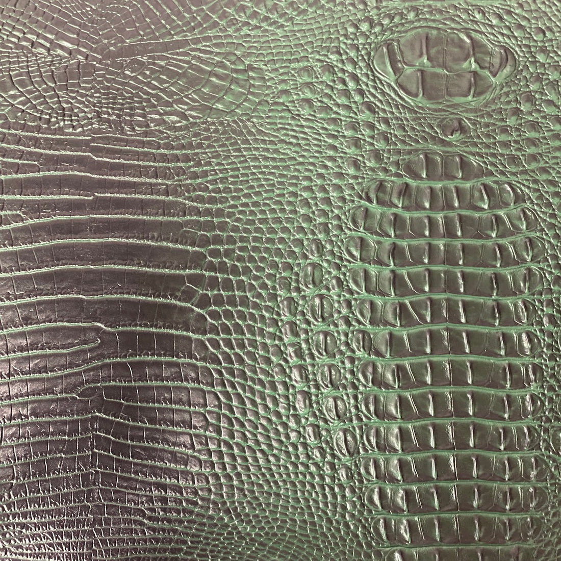 3D Embossed Gator Faux Leather Vinyl Fabric 56" Wide, Heavyweight Upholstery & Décor