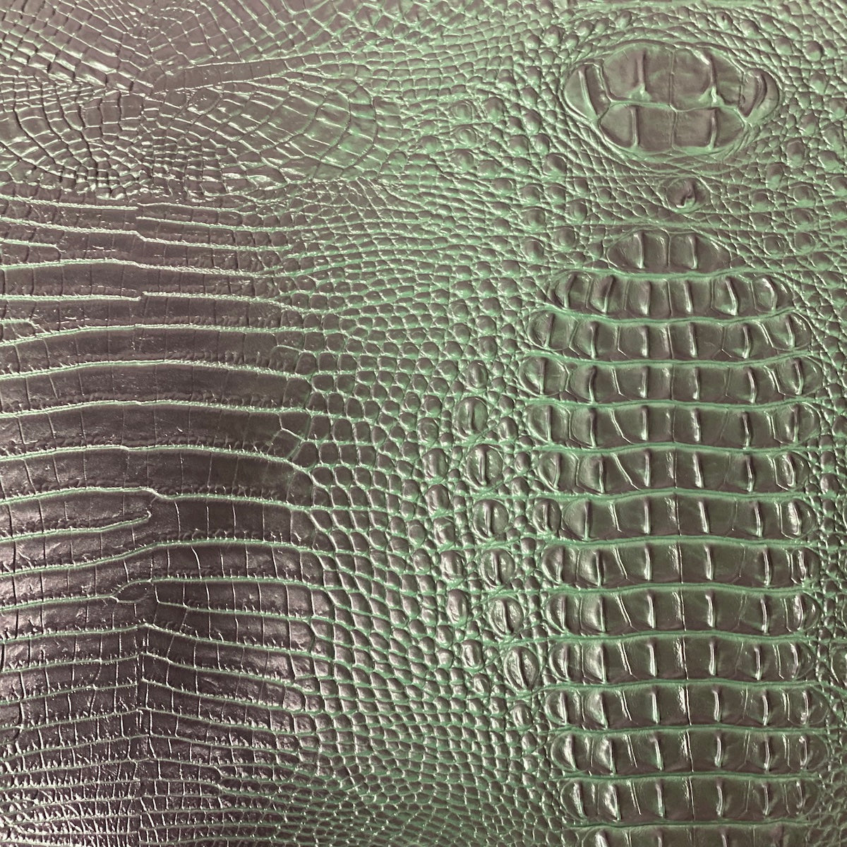 1 Yard Amazon 3D Embossed Gator Faux Leather Vinyl Fabric