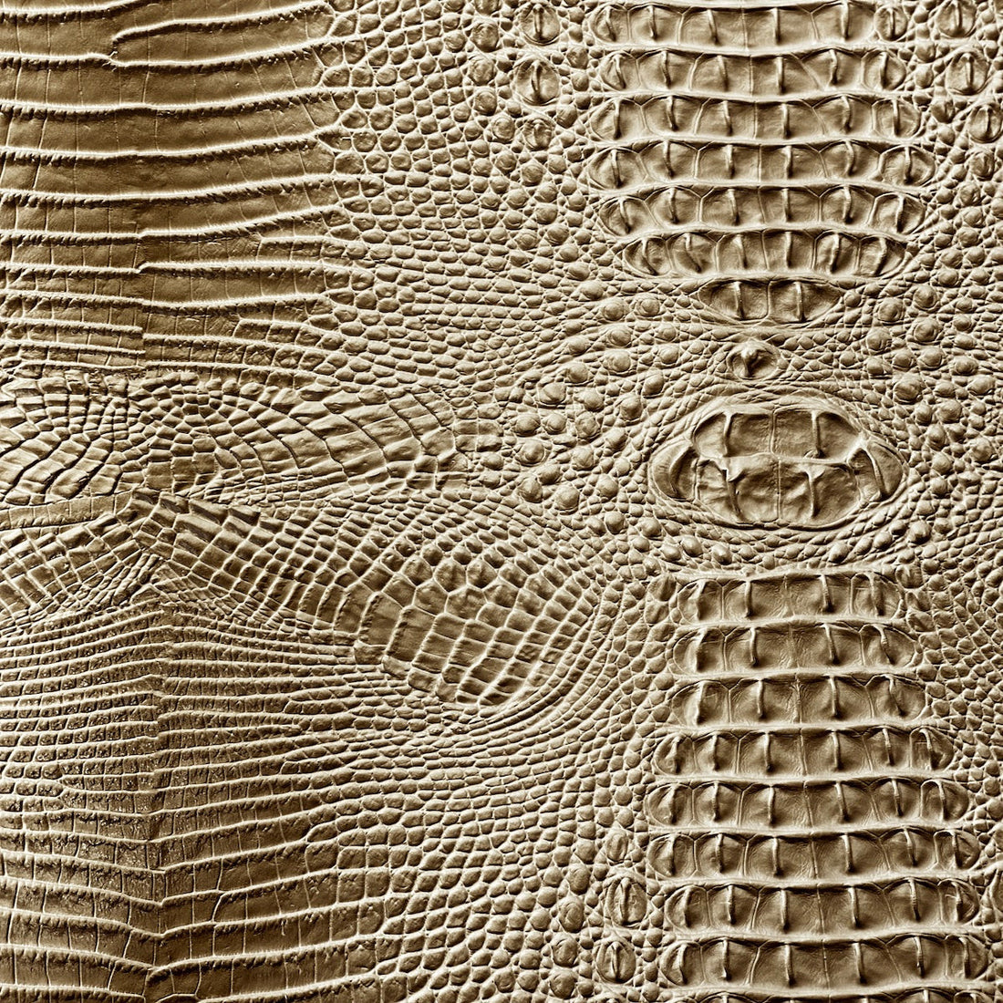 3D Embossed Gator Faux Leather Vinyl Fabric 56" Wide, Heavyweight Upholstery & Décor
