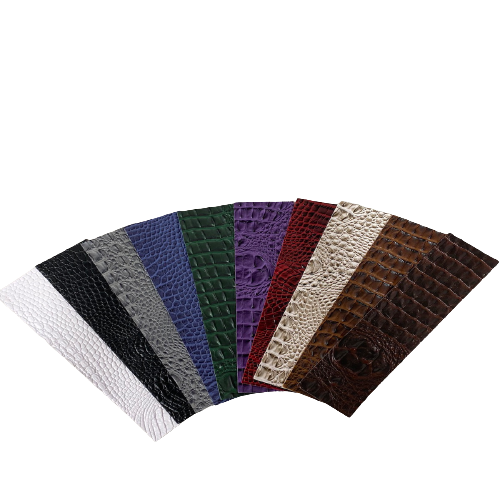 3D Embossed Gator Faux Leather Vinyl Fabric 56" Wide, Heavyweight Upholstery & Décor