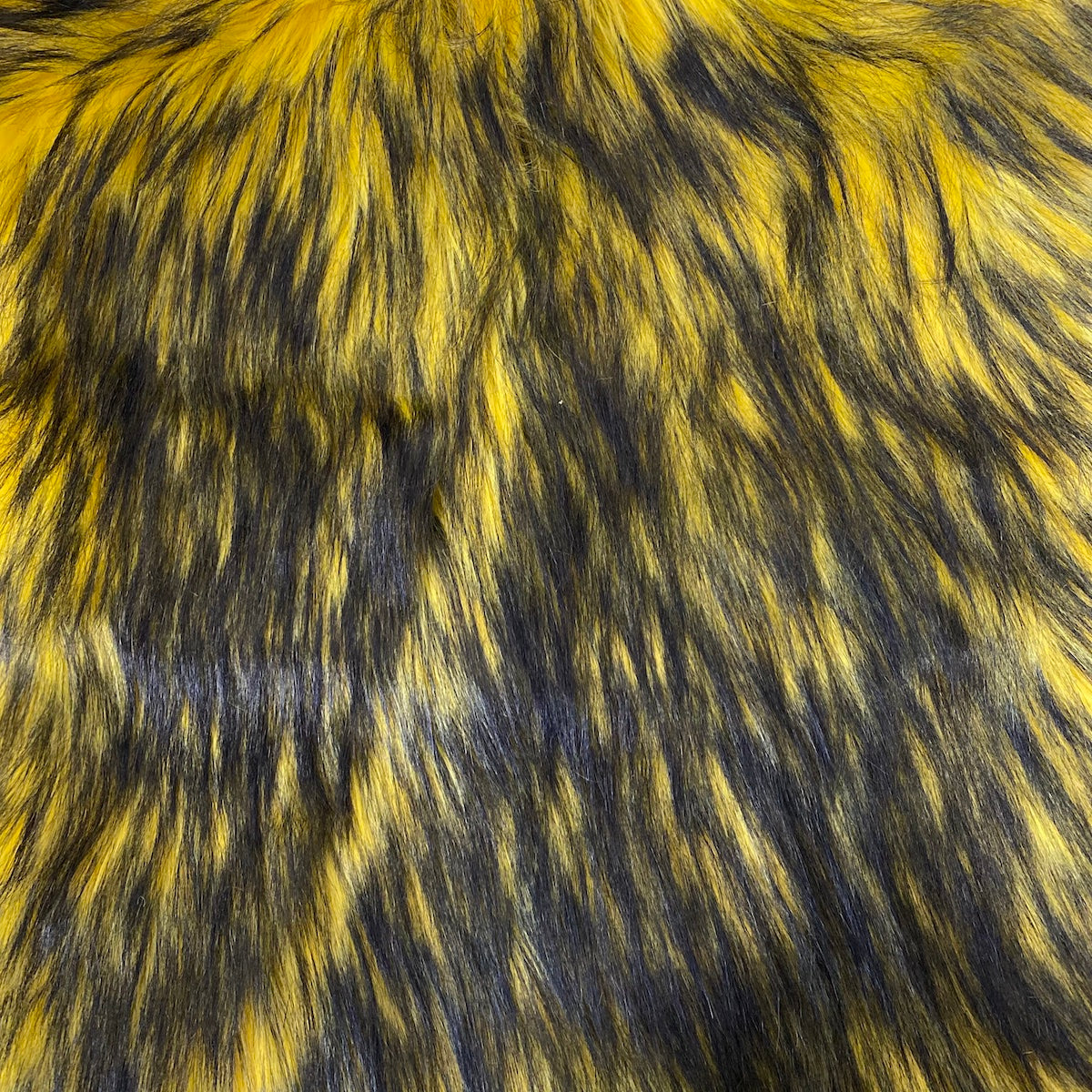 1 Yard Husky Print Long Pile Shaggy Faux Fur Fabric 60" Width