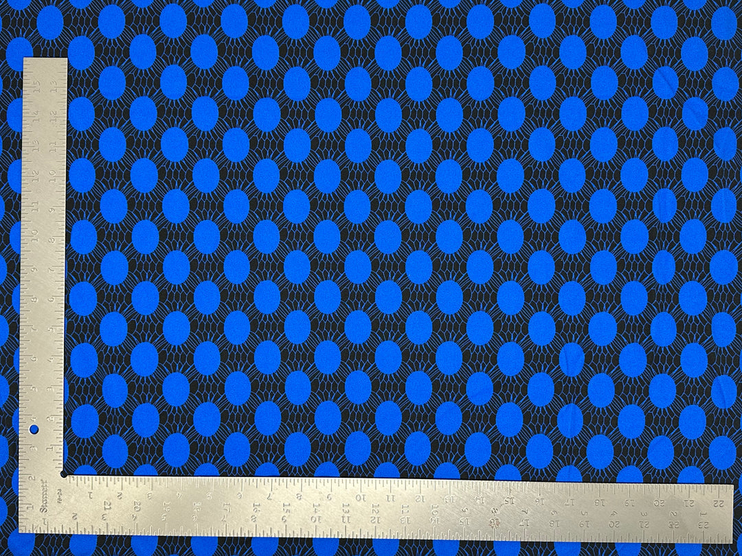 1 Yard Techno Crepe Knit Geometric Fabric Soft Stretch Textured 60 Inch Width