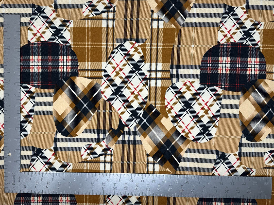 1 Yard Liverpool Knit Geometric Print Fabric Stretch Crepe Textured 60 Inch Width