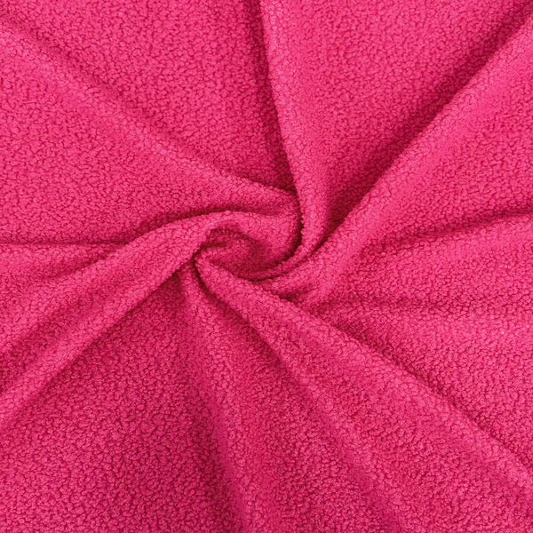 1 Yard Terry Knit Faux Wool Boucle Fabric 100% Polyester