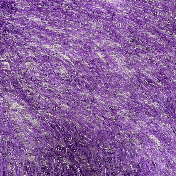 1 Yard Metallic Faux Fur Tinsel Ostrich Feather Fabric