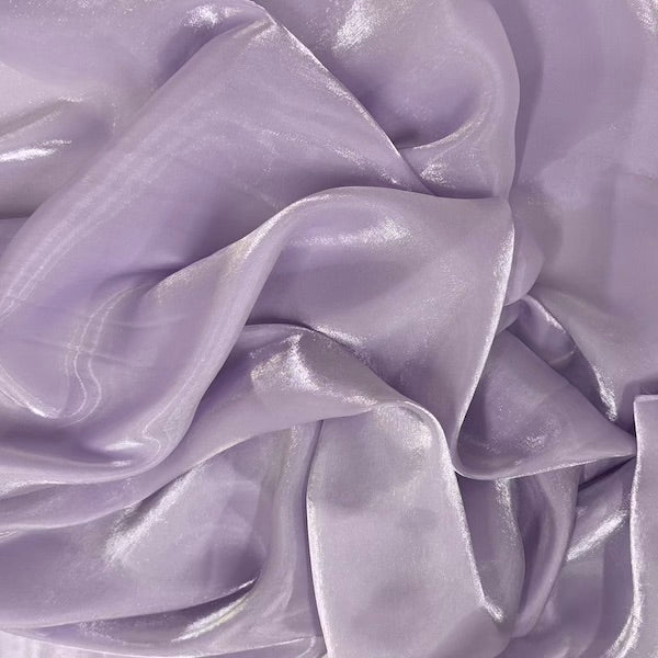 1 Yard Crystalized Reflective Liquid Faux Silk Chiffon Fabric 59" Width