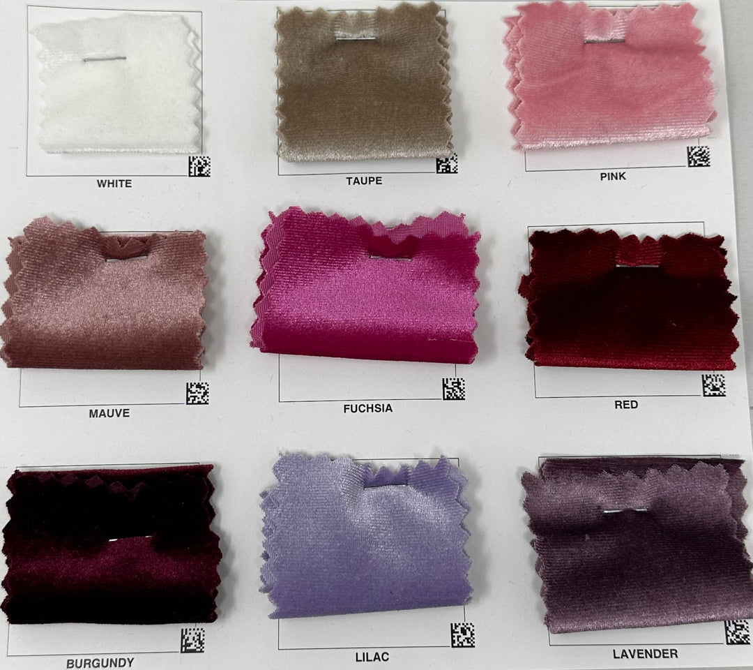 1 Yard Velvet Stretch Solid Fabric Soft Shiny Knit Flexible 60 Inch Width