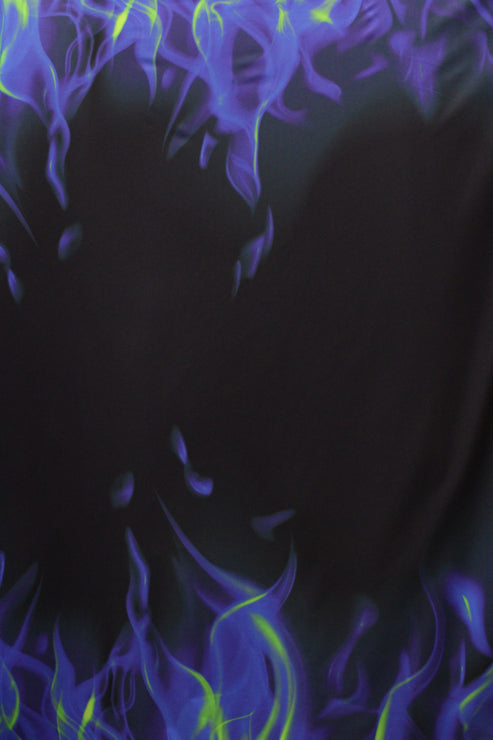 1 Yard Flame Print Spandex Fabric 58/60 Inches Wide for Swimwear and Activewear 58"/60" Width
