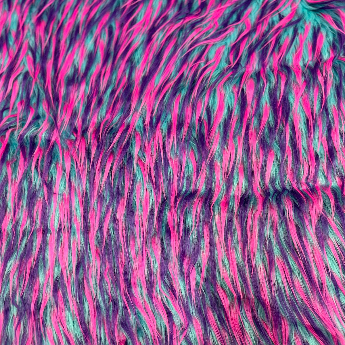 1 Yard Three Spike Shaggy Faux Fur Fabric