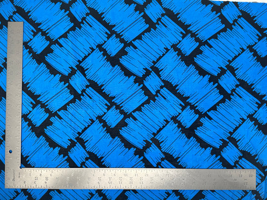 1 Yard ITY Knit Geometric Fabric – Lightweight Stretch Fabric with Bold Print for Apparel Projects 58" 60" Width