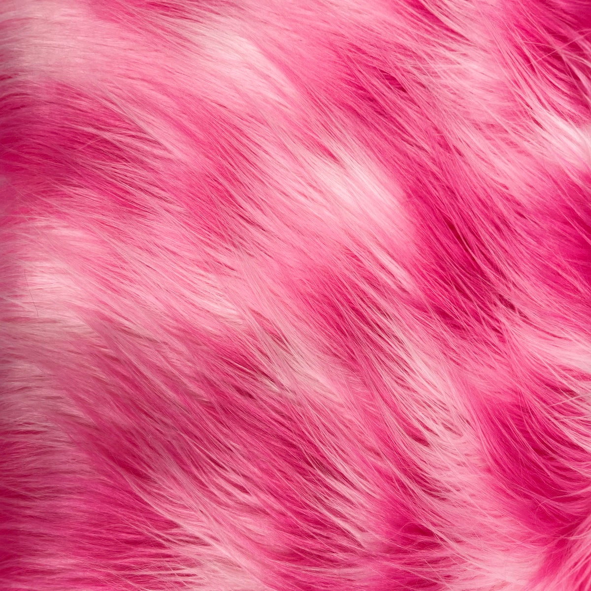 1 Yard Three Tone Shaggy Faux Fur Fabric 70% Acrylic 30% Polyester