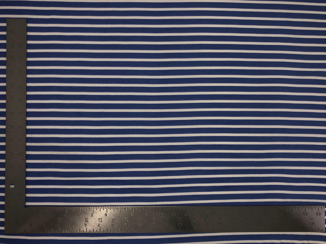 1 Yard Liverpool Knit Horizontal Stripe Fabric for Apparel and DIY Projects – 58–60 Inches Wide