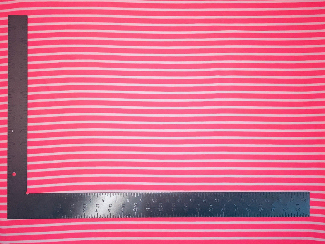 1 Yard Liverpool Knit Horizontal Stripe Fabric for Apparel and DIY Projects – 58–60 Inches Wide