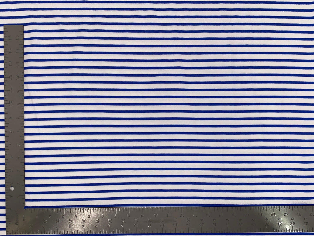 1 Yard Liverpool Knit Horizontal Stripe Fabric for Apparel and DIY Projects – 58–60 Inches Wide
