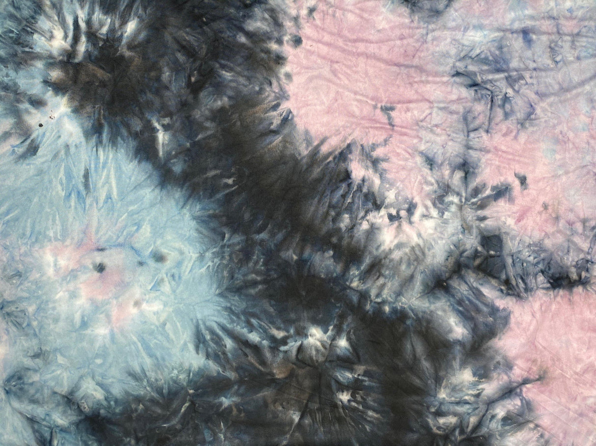 1 Yard Ultra Soft DTY Double Sided Brushed Knit Tie Dye Fabric Stretch Lightweight 58 60 Inch Width