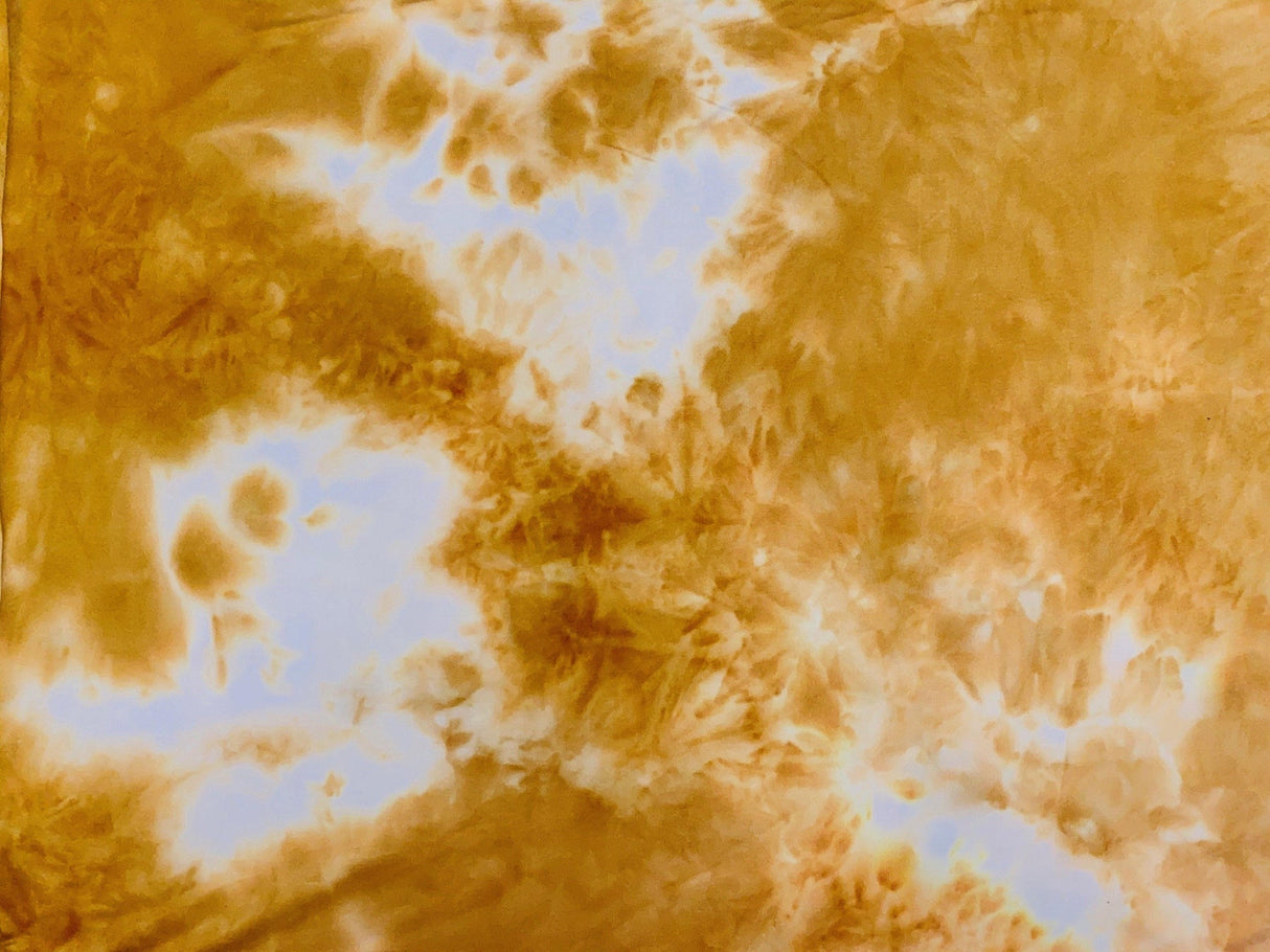 1 Yard Soft DTY Double Sided Brushed Knit Tie Dye Fabric for Stylish Stretch Apparel 58 60 Inch Width