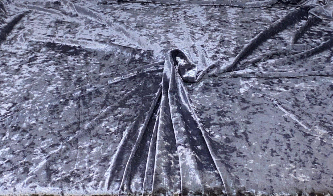 1 Yard Crushed Velvet Velour Stretchy Fabric Soft Plush Stretch 60 Inch Width